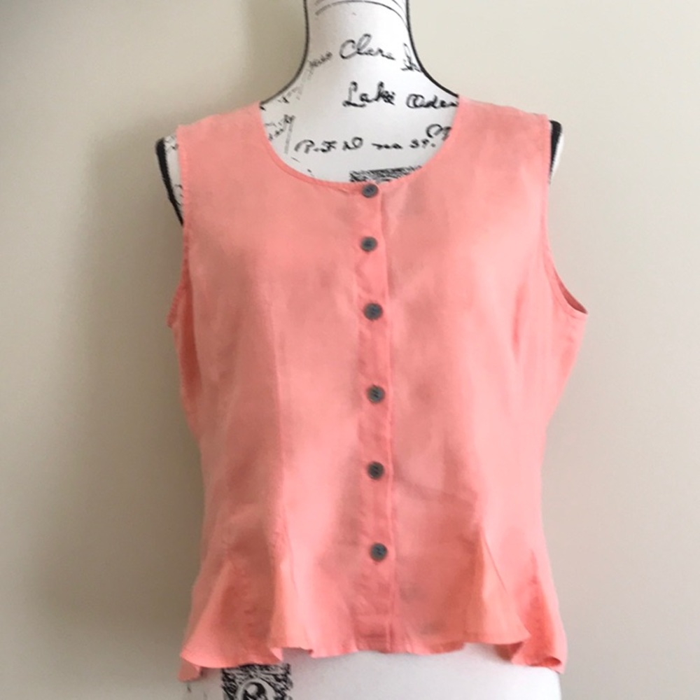 J.Jill sleeveless summer shirt
